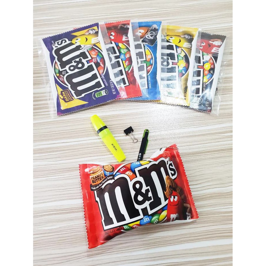 

Pouch m&m's / Tempat Pensil Unik Permen Coklat m&m 's Chocolate Candy