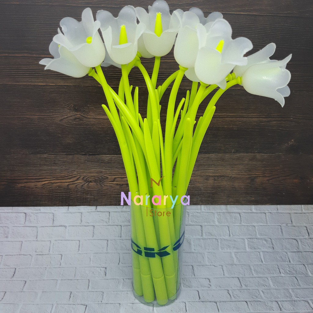 

2x Gel Pen Bunga / Gel Pen Cantik / Gel Pen Lucu / Pulpen Lucu / Alat Tulis Sekolah