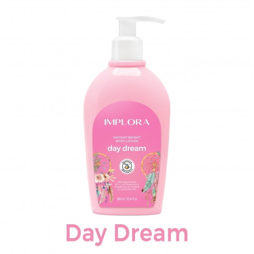 IMPLORA INSTA BRIGHT BODY LOTION 300ML - IMPLORA HAND BODY LOTION