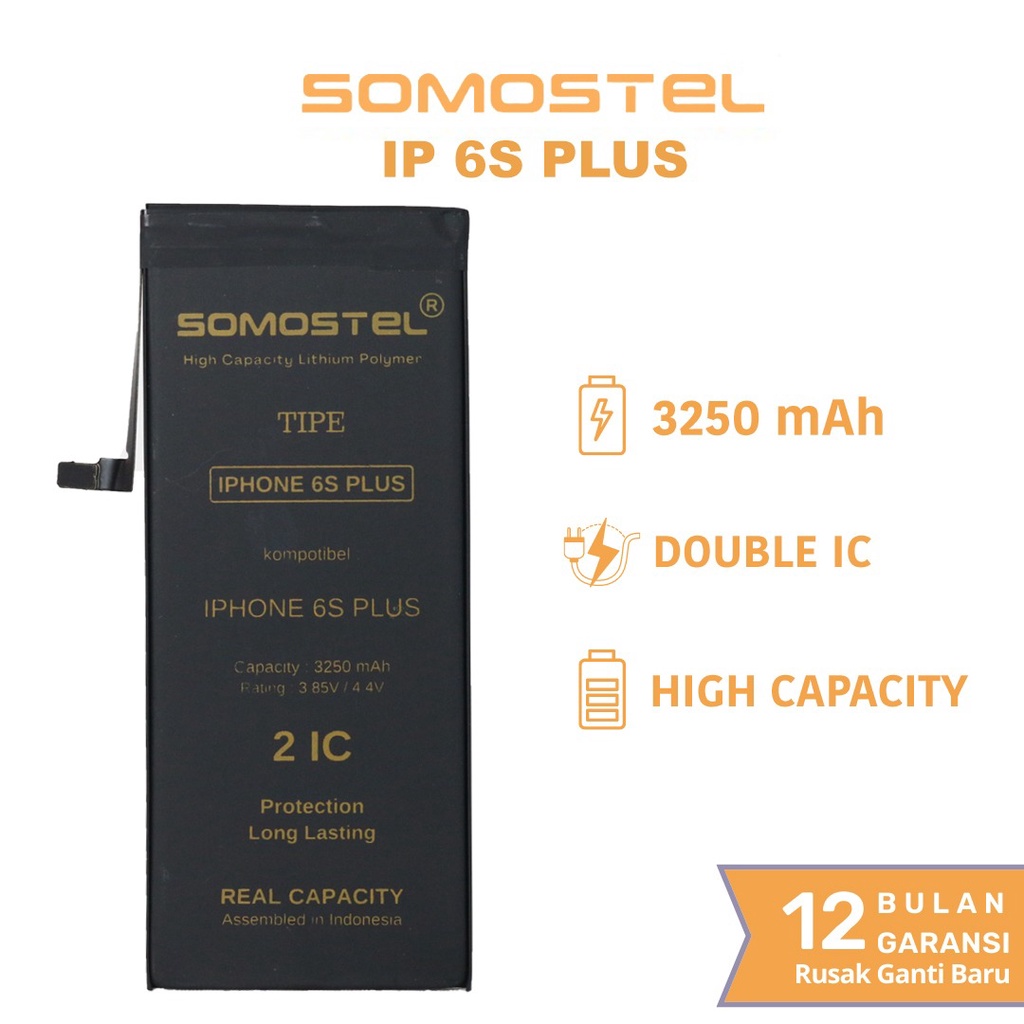 Somostel - Ip 6S Plus Batre Batrai Baterai
