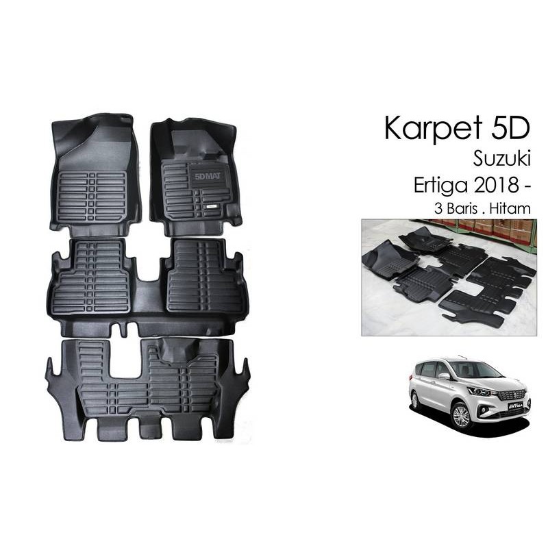 KARPET MOBIL 5D SUZUKI ERTIGA 2018 - UP