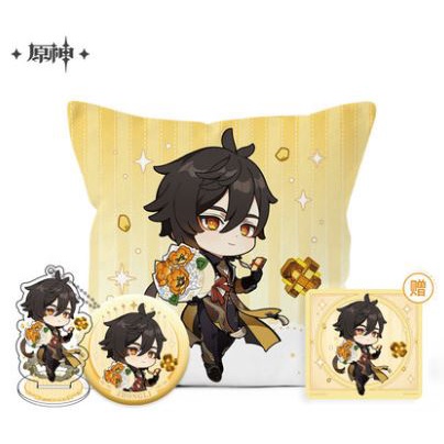 (Pre Order)Official Merch Genshin Impact - Gantungan Bantal Genshin Impact Pillow Set Genshin Impact