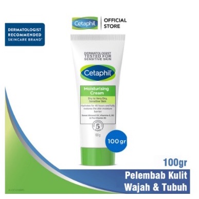 Cetaphil Moisturizing Cream / Pelembab Kulit 100gr