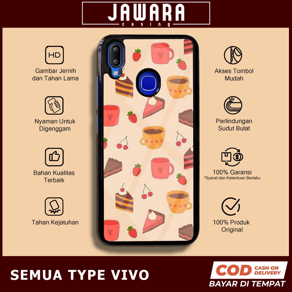 Case Vivo Y93 Y91 Y95 Case Hp Vivo Y93 Y91 Y95 Premium Glossy Case [CNDY] Jawara Casing Vivo Y93 Y91