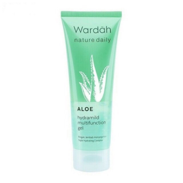 Wardah nature daily alove hydramild multifuntion gel 100 ml // WARDAH ALOEVERA