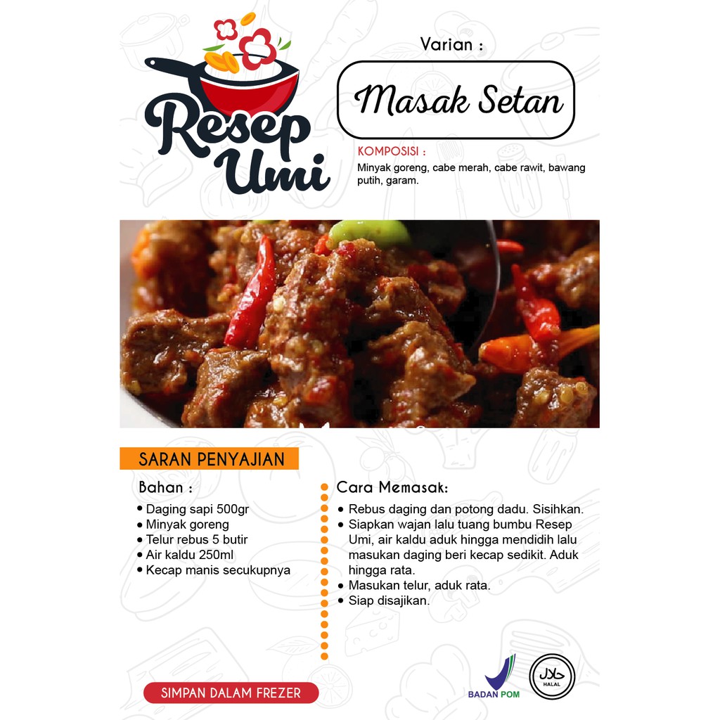 

BUMBU MERAH PEDAS INSTAN SUPER PEDAS