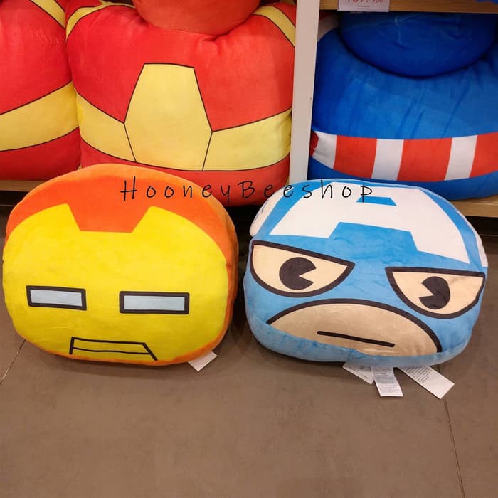 Boneka Mainan Bayi Anak Original Miniso Bantal Marvel Throw SBIA24752
