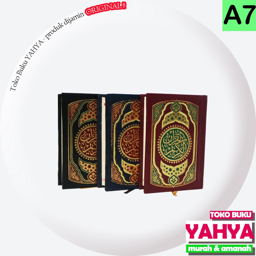 Al Qur'an A7 HC Rast Utsmani A7 - Mushaf Ustmani A7 - Darussalam