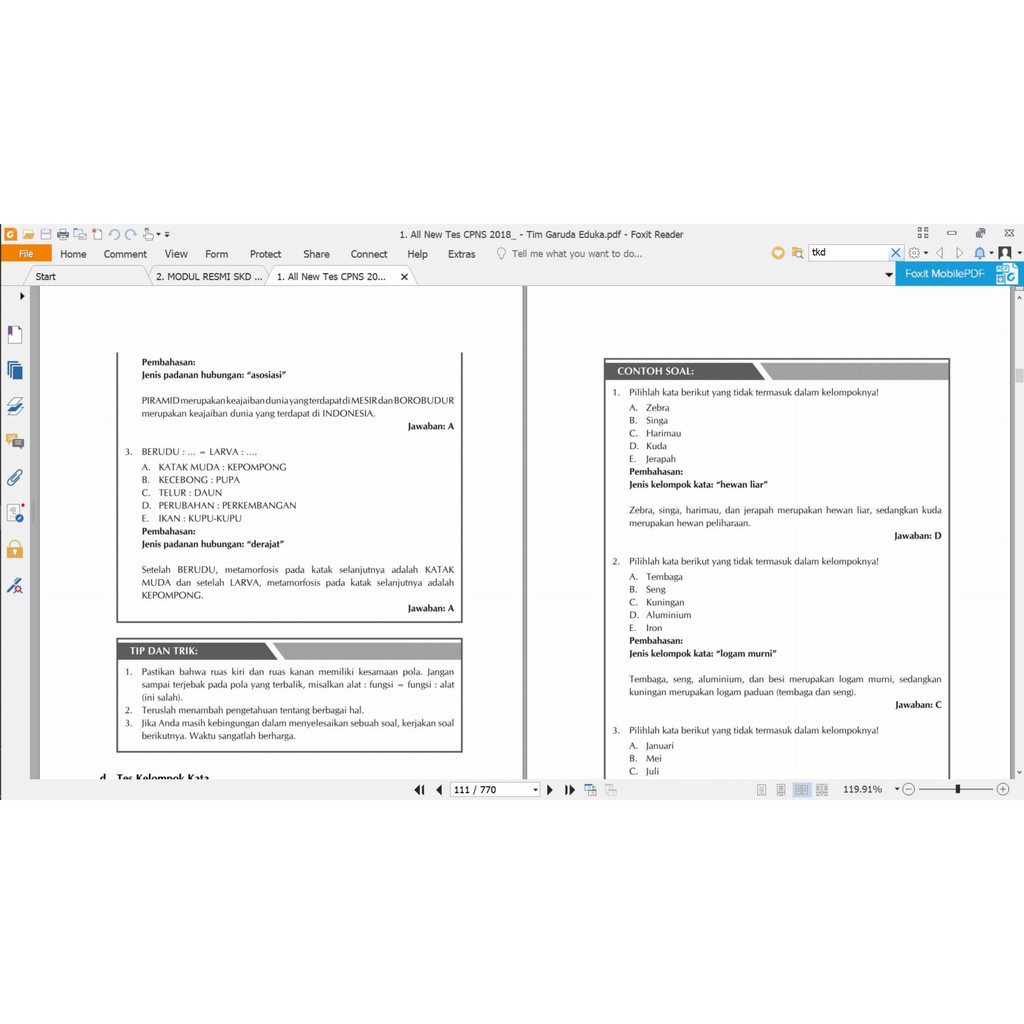 Contoh Soal Tes Skd Cpns 2018 Pdf - Contoh Soal Terbaru
