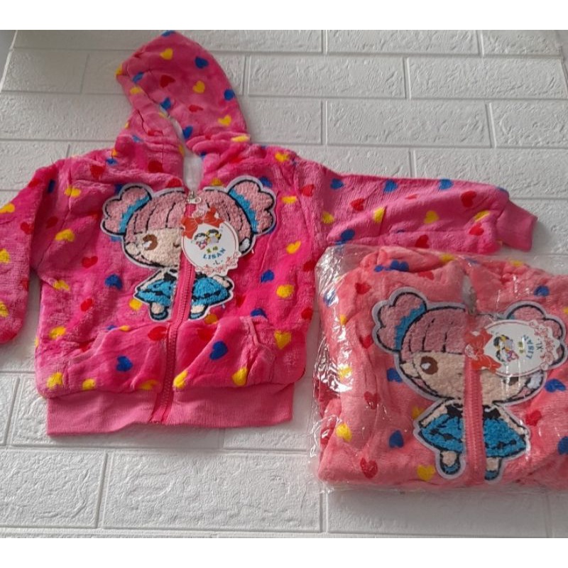 jaket bludro anak 1-3tahun cwe/cwo