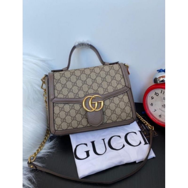 READY GUCI MARMONT TOP HANDLE IMPORT TAS SELEMPANG