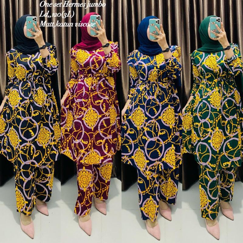 One set Hermes Jumbo