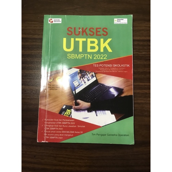 Preloved buku sukses utbk tps go 2022
