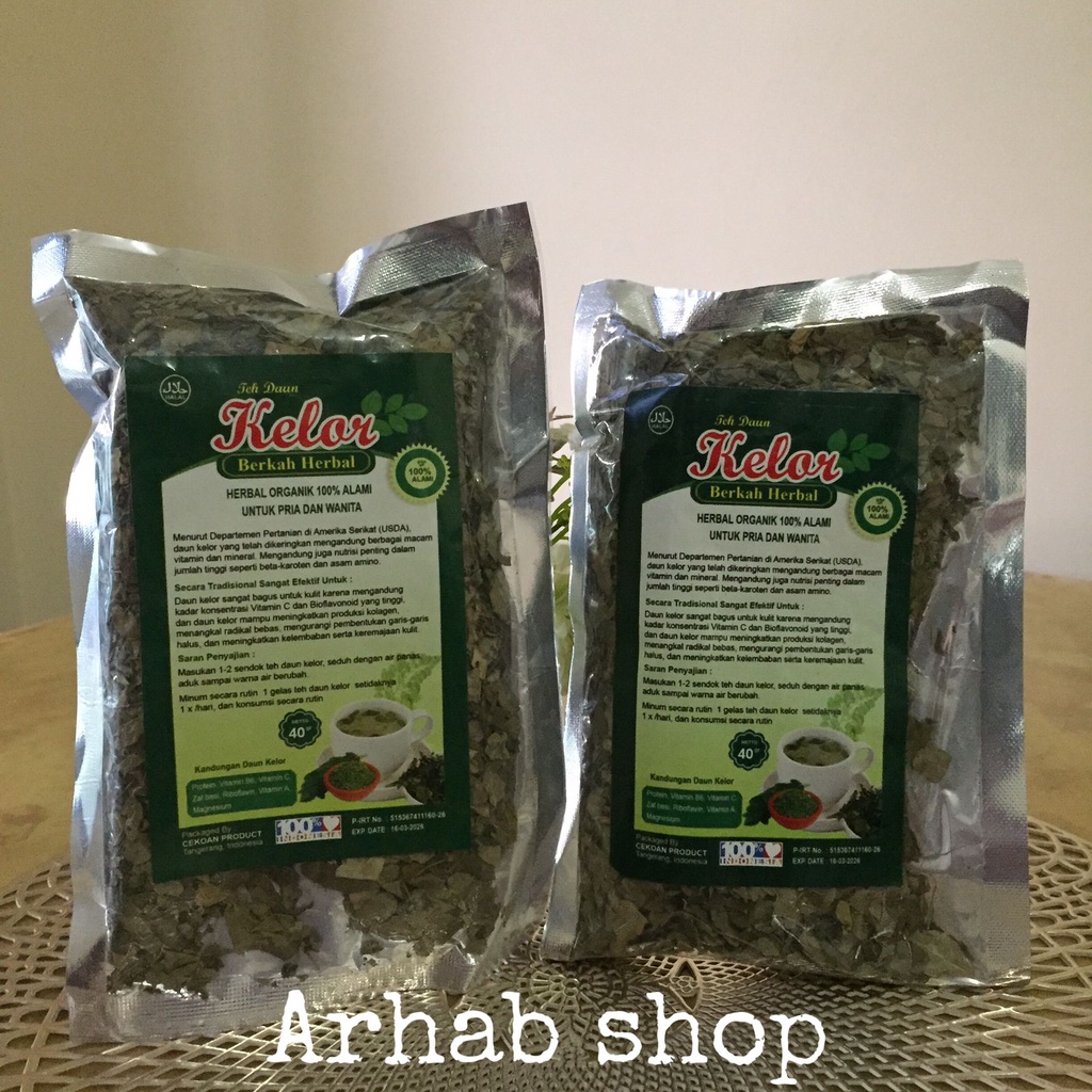

Teh Daun Kelor berkah
