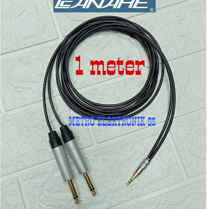 Promo Kabel Canare Jack 2 Akai To Mini Stereo 3.5 Mm 1 Meter