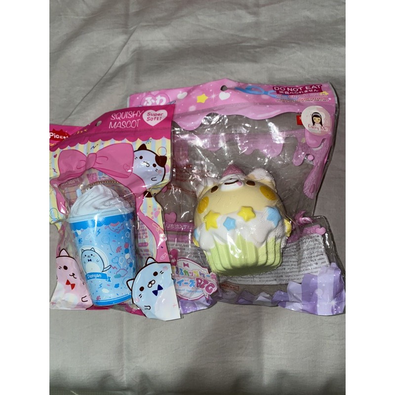 Squishy Nic Cupcake dan Picnyan Mascot New Lisenced Promo Murah (Pesanan Shavira Febiola)