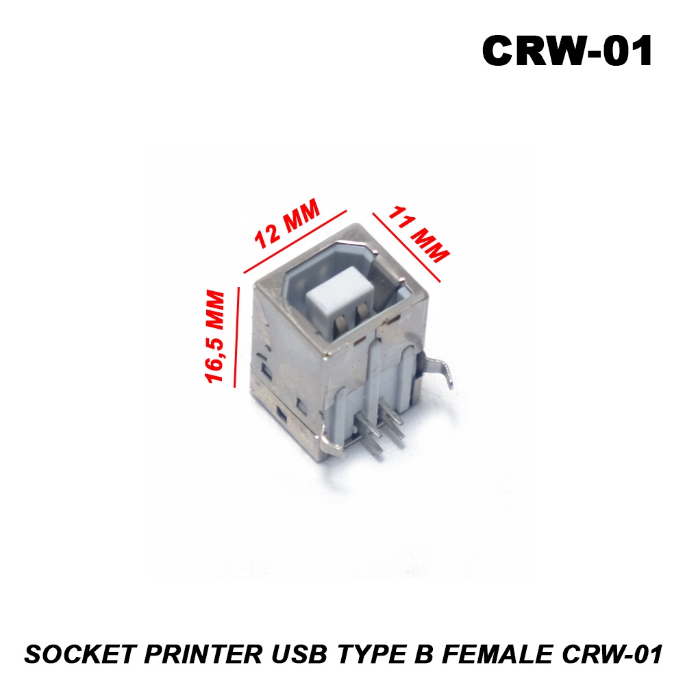 CRW-01 - Socket Printer USB Type B Female BF90