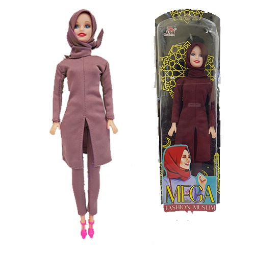 Mainan Anak Boneka Hijab/  Boneka Hijab Mega Fashion 03011 JM