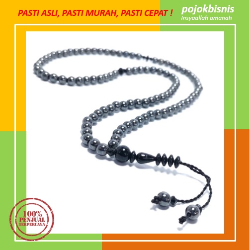 PROMO TASBIH BATU KESEHATAN BLUSTIN 99 BUTIR NATURAL ORIGINAL