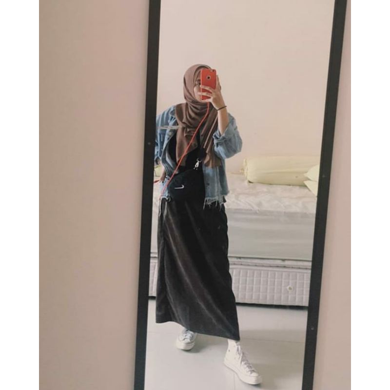 Hanum skirt/Rok vintage/Rok span/Baby Curduroy Skirt|FREE POUCH