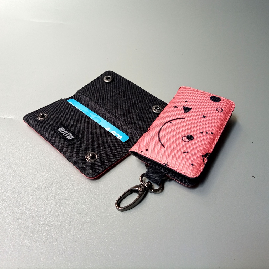 GAntungan Kunci Stnk Mobil Dompet Stnk Motor Pink