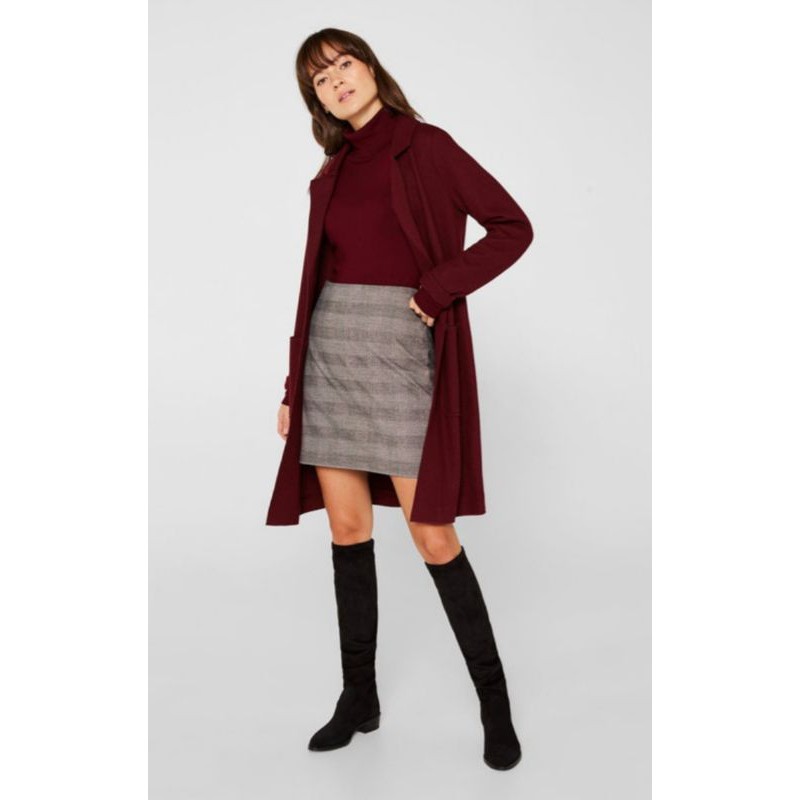 Rok Kotak / Rok Salur / Rok Hitam Pendek Bahan Tebal Lembut ESP