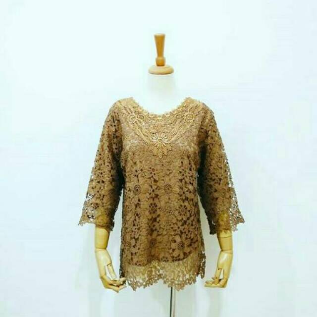  BAJU  KONDANGAN  WANITA ATASAN BROKAT  BRUKAT LACE DIANA TOPS 