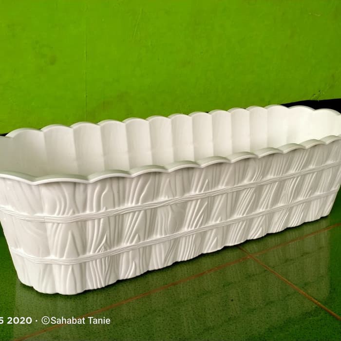 pot plastik panjang kayu 60cm