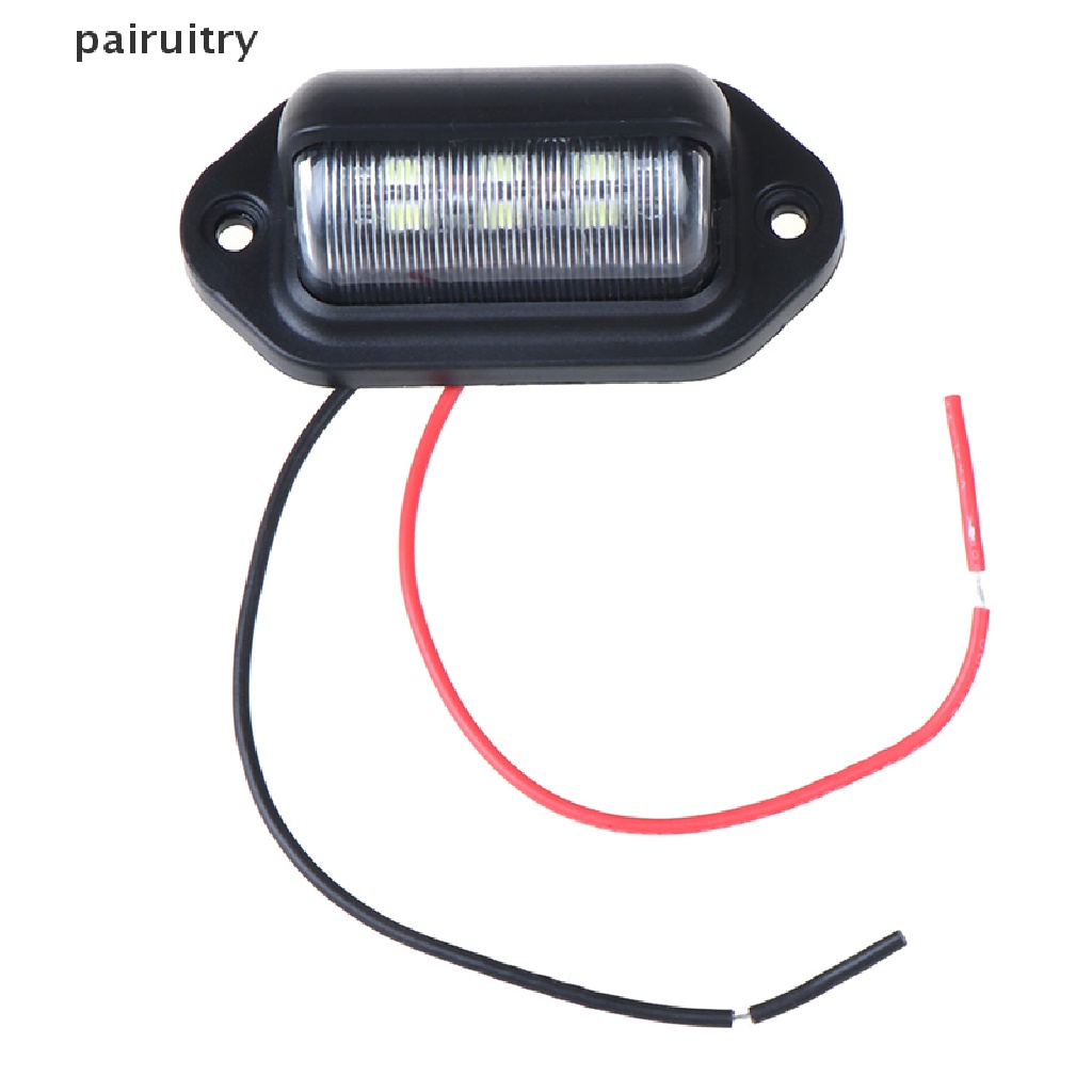 Prt 1Pc Lampu LED 6smd 12V Tahan Air Untuk Plat Nomor Mobilperahu