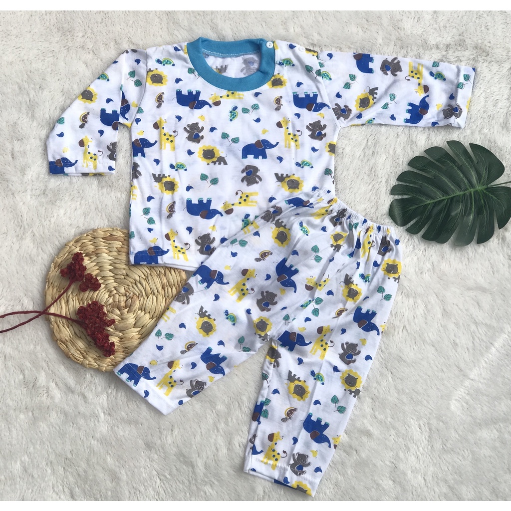 [STO.PJMGB] Setelan Baju Bayi Piyama Bayi Panjang Kaos Oblong  Umur 3 - 16 Bulan