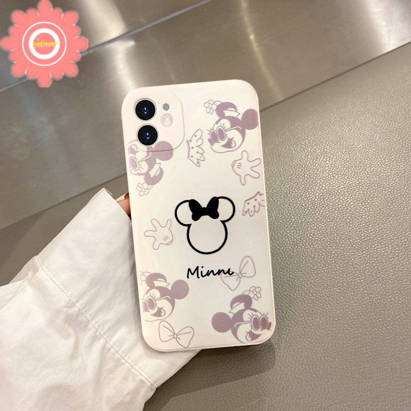 iPhone 7 Plus Couple Case For iPhone 11 12 13 Pro Max 6 6s 7 8 Plus XS MAX X XR SE 2020 D.i.s.n.e.y. Mickey Minnie Cute Cartoon Lover Silicone Back Cover