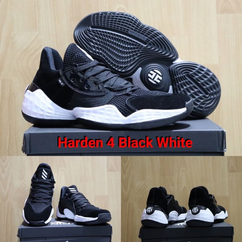harden 4 black and white