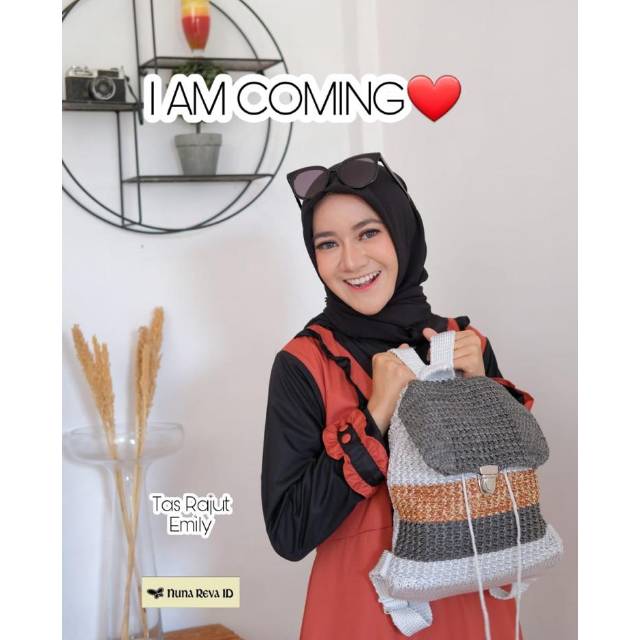 TERBARU- TAS RAJUT EMILY ORIGINAL BY NUNA REVA ID