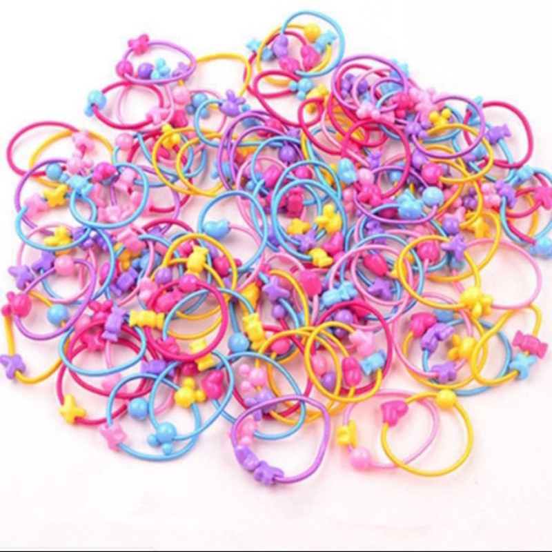 Ikat rambut anak lucu 25psc