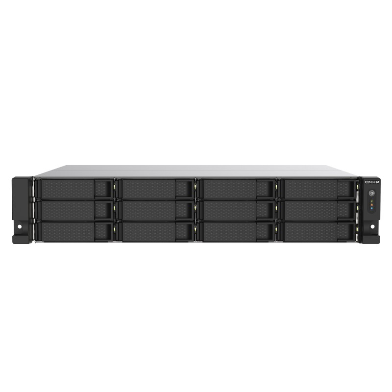 QNAP TS-1253DU-RP 4GB RAM 12-Bay NAS Rackmount Storage External Cloud