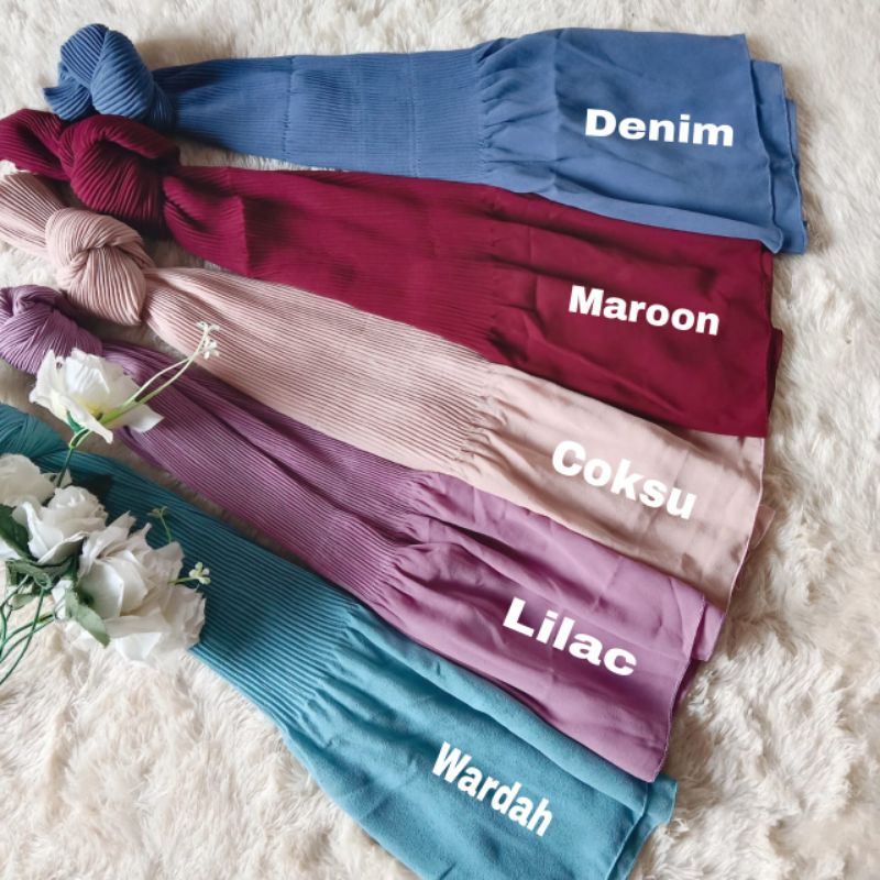 PASHMINA PLISKET PREMIUM DUYUNG CERUTY BABYDOLL