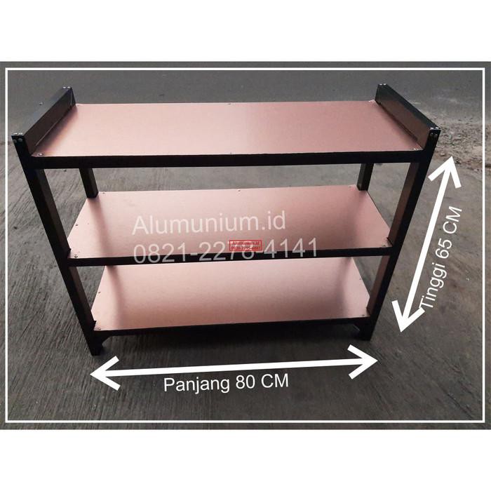 Rak Sepatu Alumunium / Rak Sepatu Premium / Rak Sepatu Minimalis