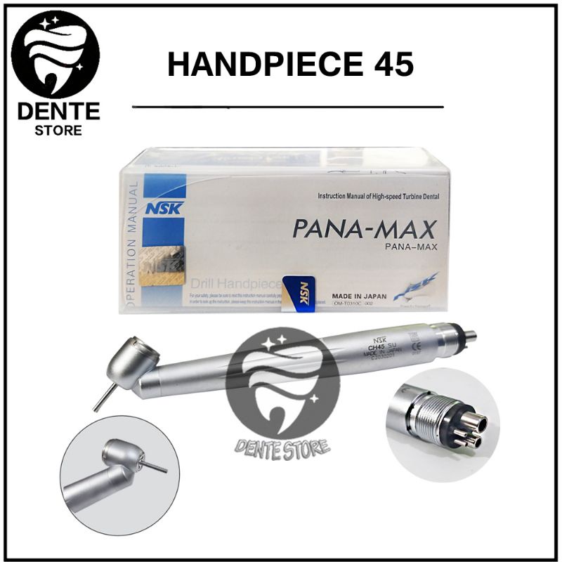 HIGHSPEED HANDPIECE 45 DERAJAT PUSH BUTTON
