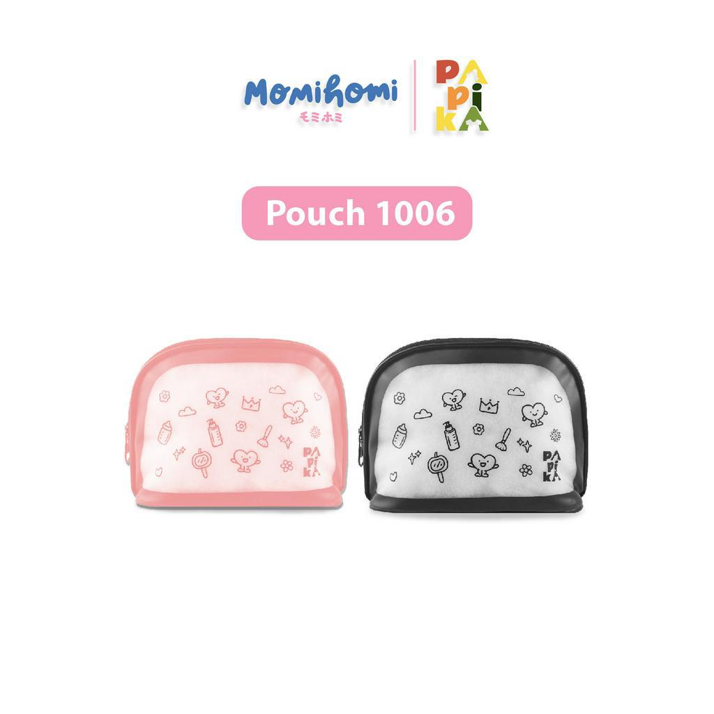 Papika Washbag Waterproof Pouch Tas Serbaguna Anti Air Tas Peralatan Bayi Botol Dot / Pouch Travel Organizer / Tas Make Up / Tas Kosmetik Portable Tempat Peralatan Sabun Mandi Anti Air 1006 Pouch Make-Up Traveling Bag Transparan