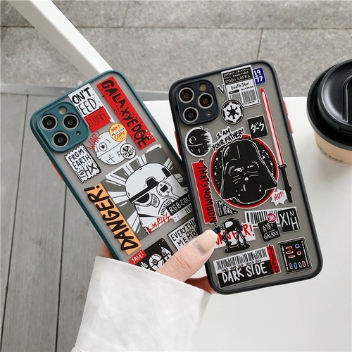 PRINTING HYBRID FUZE starwars case redmi 10 infinix hot 10s note 11 10c pro