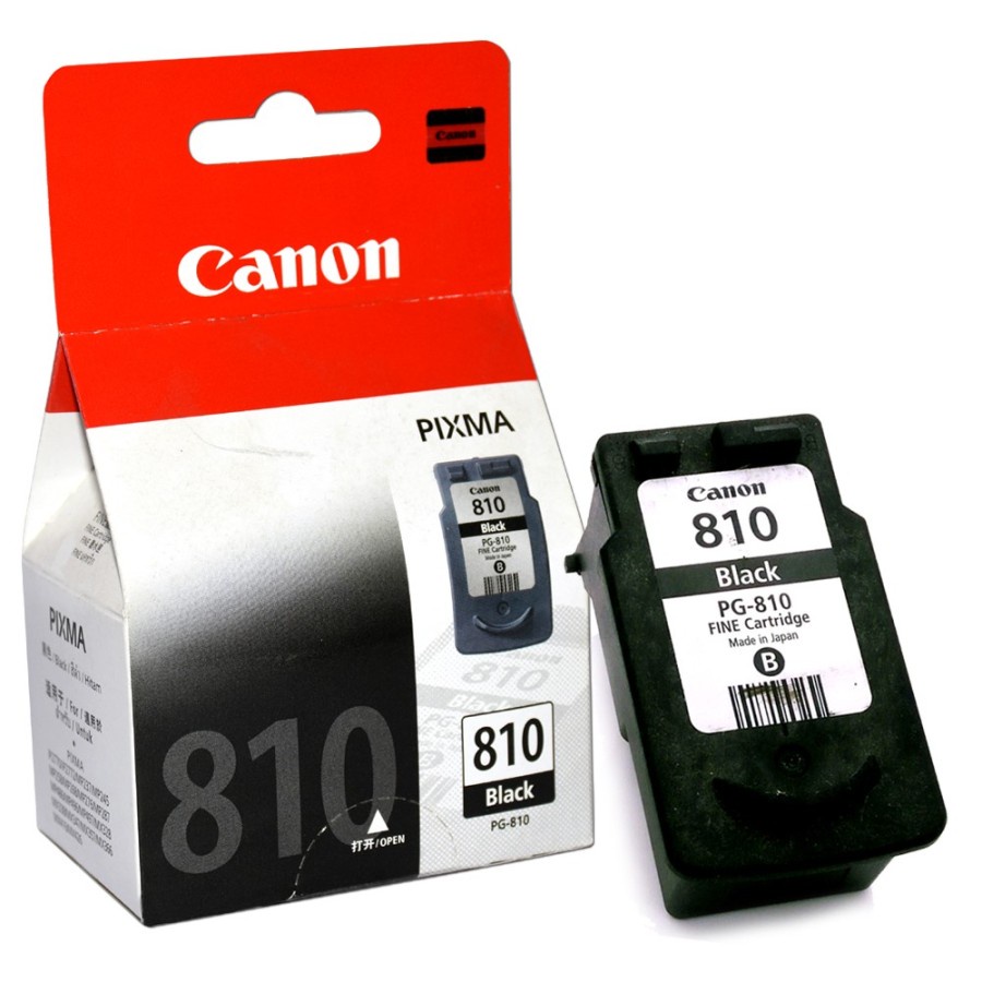 Tinta Catridge Canon 810 BLACK Original ip2770 MP287 MX328