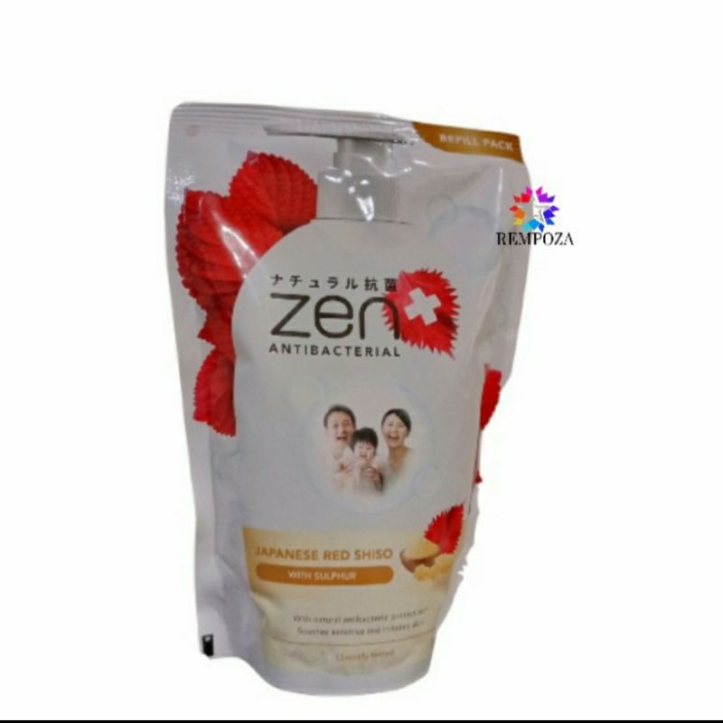 Zen with sulfur antibacteri bodi wash 450 m