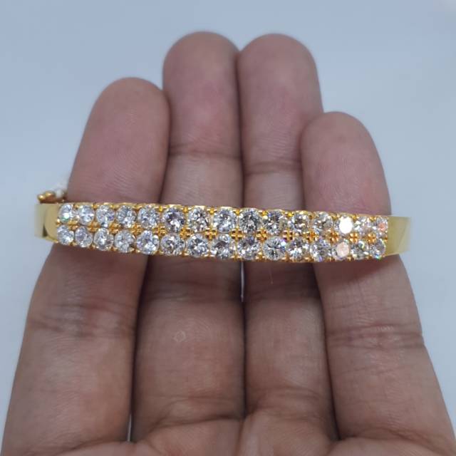 Gelang emas berlian 057