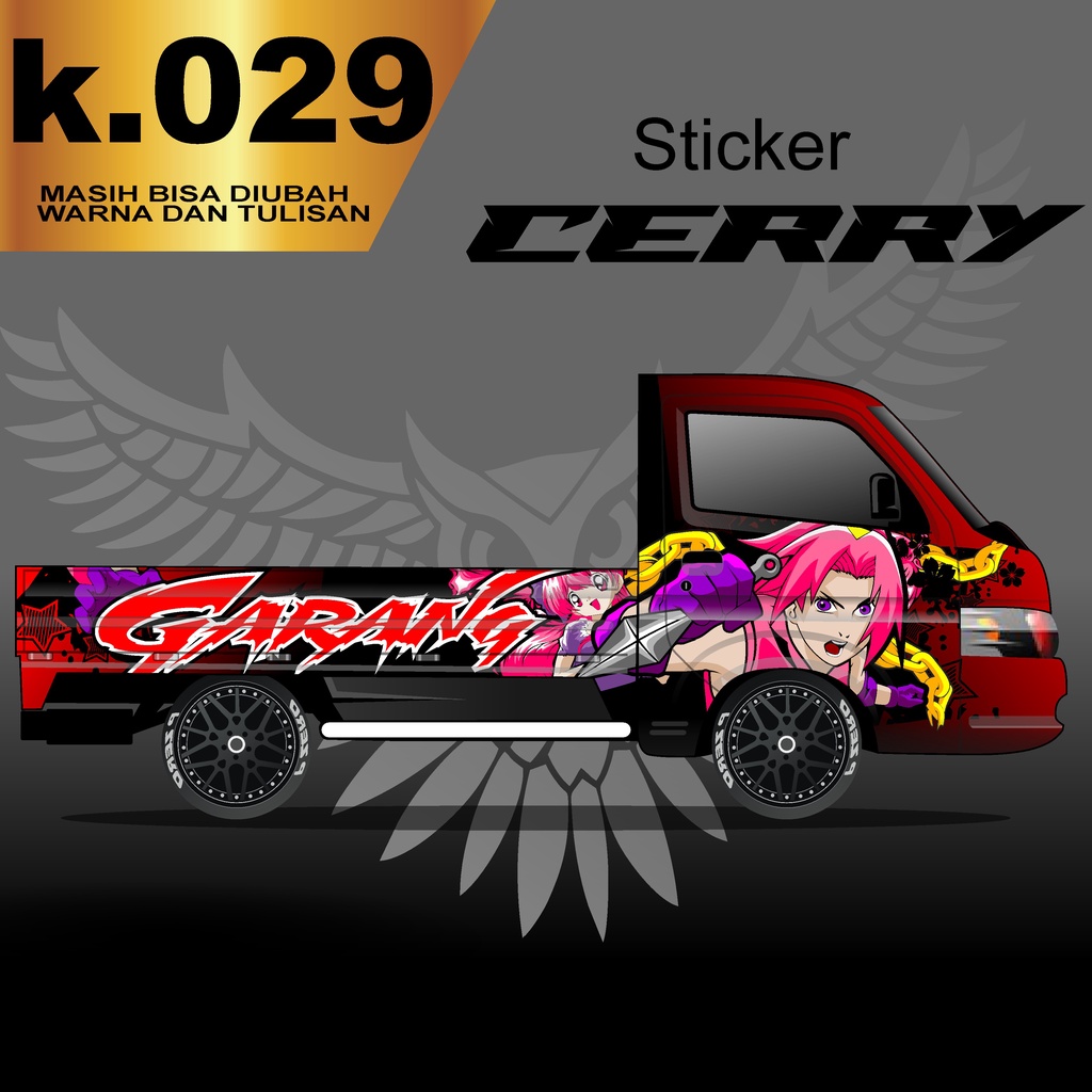 Decal Sticker mobil New Carry Pick Up 2020 Fullbody Stiker Dekal Carry k.029