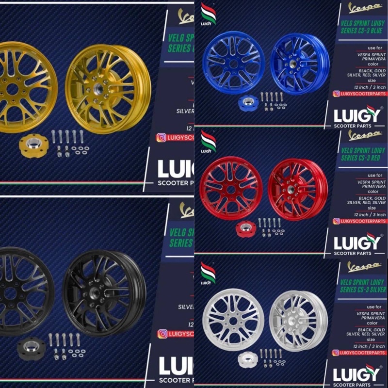 velg vespa luigy cs3 r12