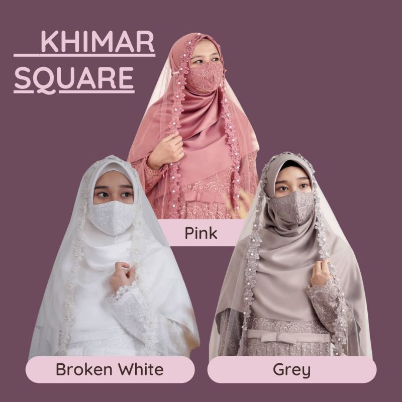 Khimar square sakinah | Hijab Alila