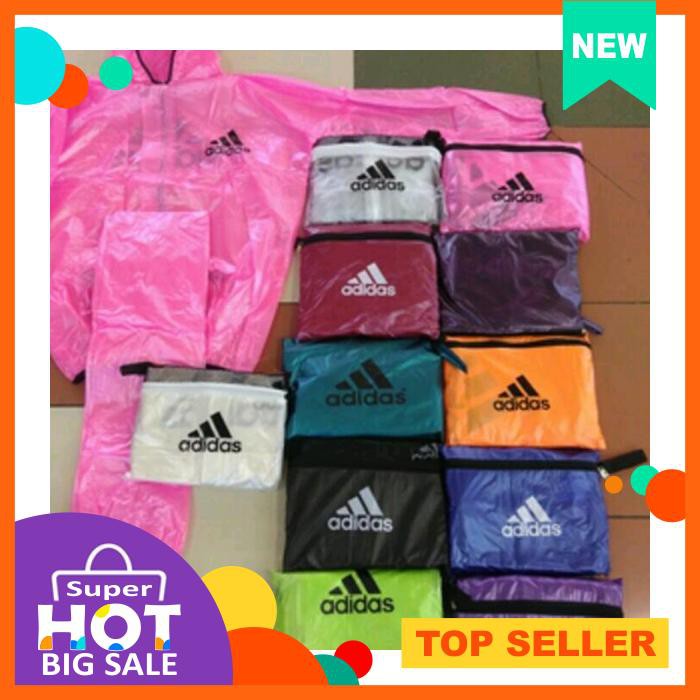 Jas Hujan Adidas Raincoat Jaket Hujan Baju Sauna Adidas Backpack