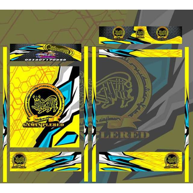 sticker decal sangkar kotak custom desain suka suka sticker decal sangkar kotak custom desain suka suka
