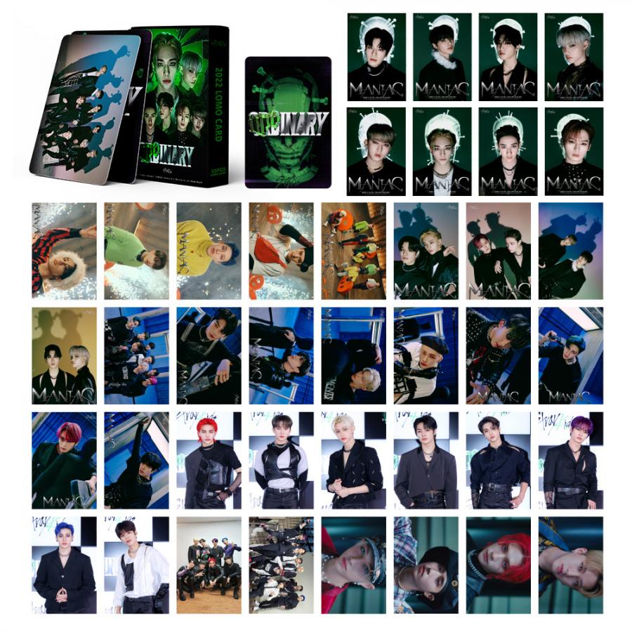 54pcs / box Kartu Foto LOMO Album KPOP Stray Kids 2022 ODDINARY