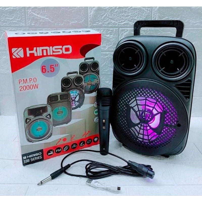 Jual Speaker Karaoke Bluetooth Kimiso 338 Series Audio Karaoke Shopee Indonesia